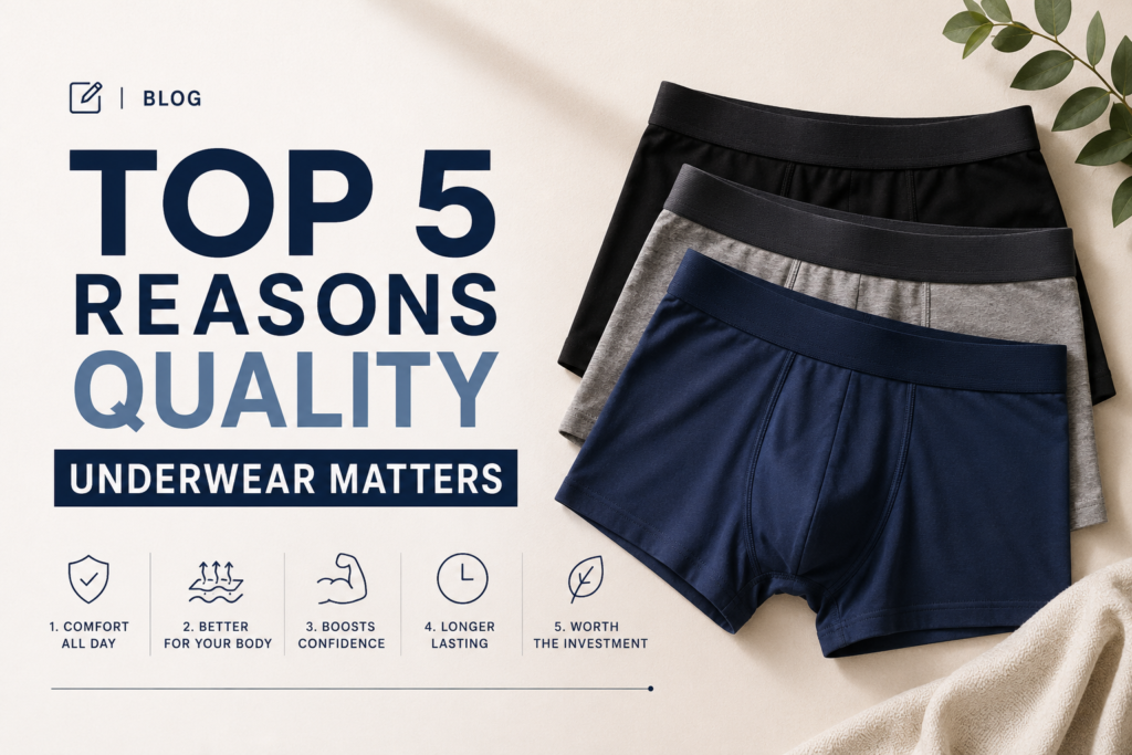 Top 5 Reasons Quality Underwear Matters